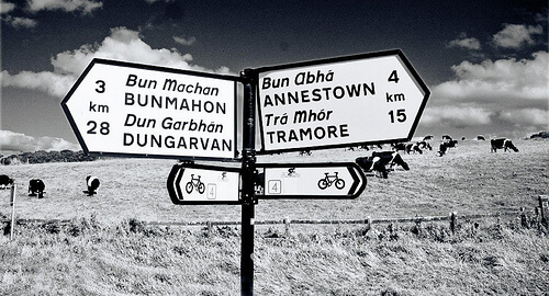 Tramore Surf School - road signs