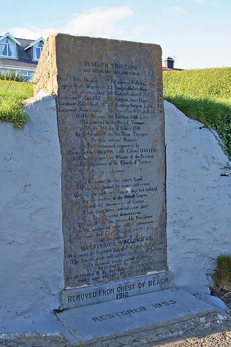 Tramore Surf School - sea horse tragedy stone