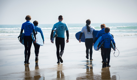 Tramore surf school lesson