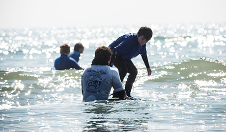 Tramore surf school lesson