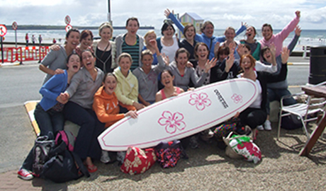 Tramore surf school hen party