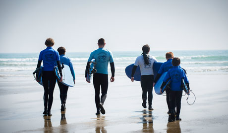 Tramore surf school lesson