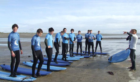 Tramore surf school lesson