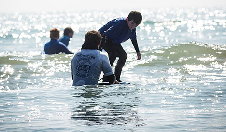 Tramore surf school lesson