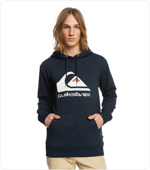 Quiksilver black hoodie